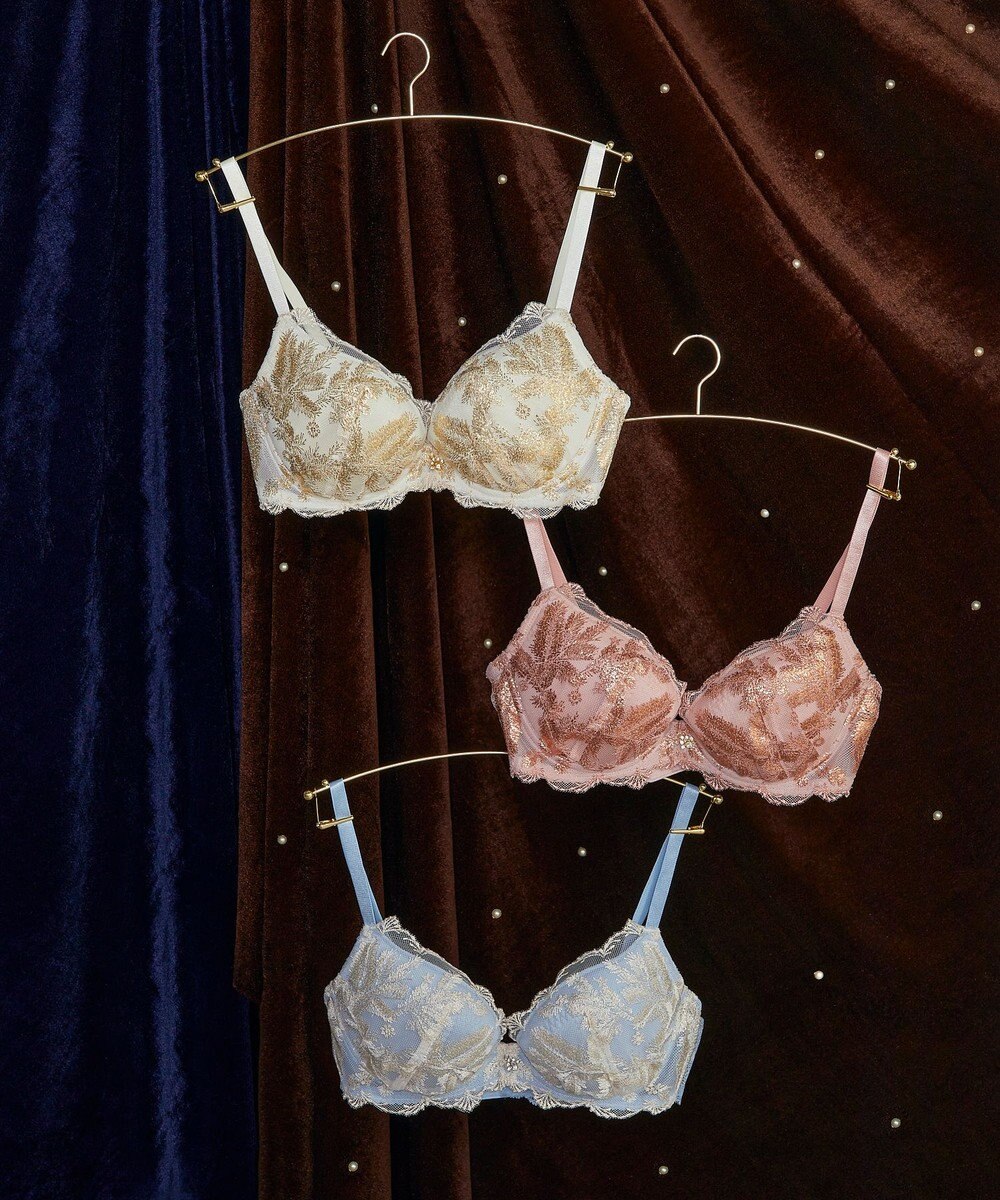 une nana cool 箔プリントレースがキラキラブラ 