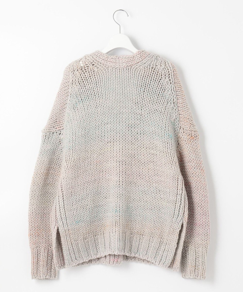 自由区 【Sサイズ有】ボタニカルダイ Vネックカーディガン 