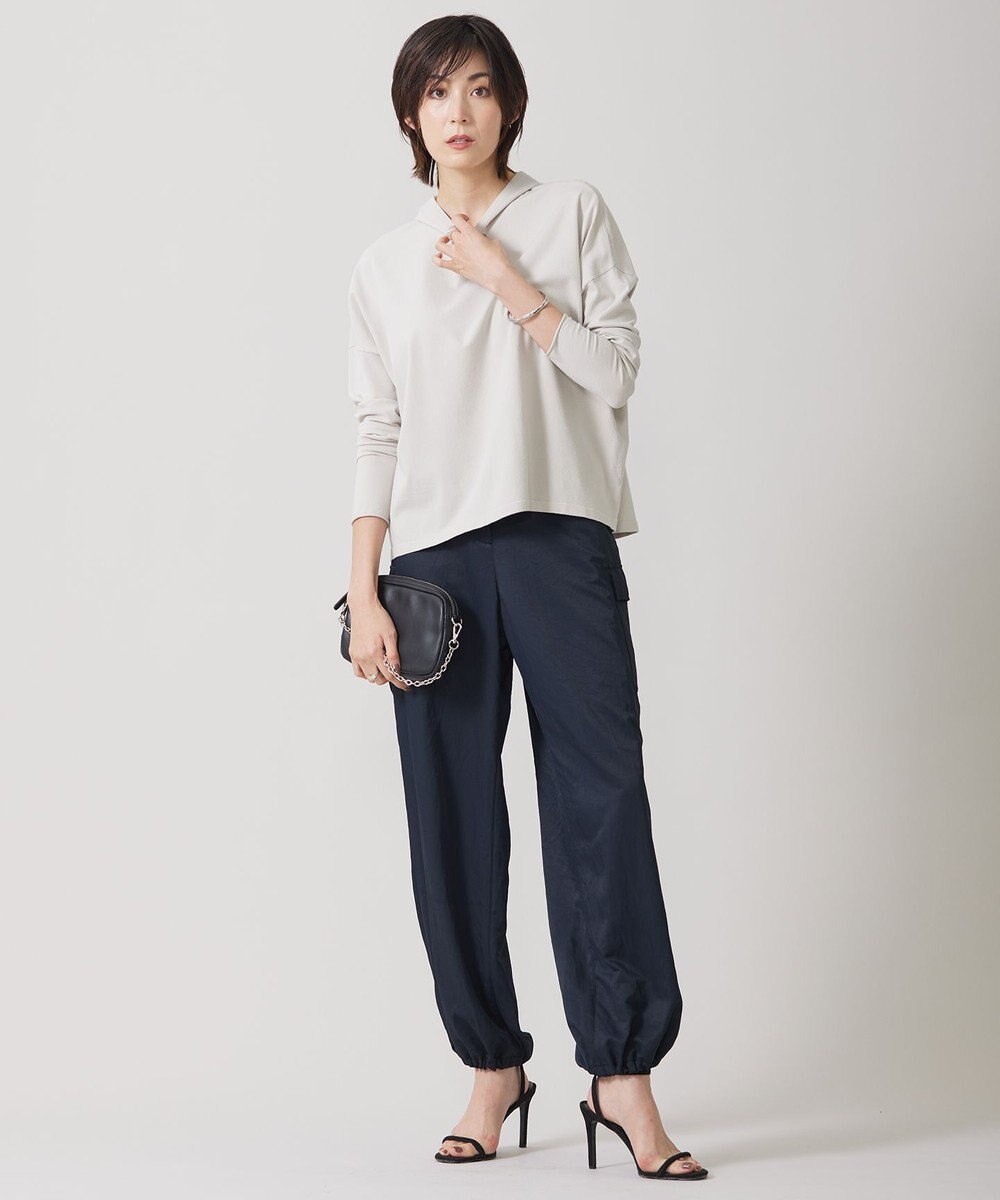 ICB 【接触冷感・UVカット・撥水・洗える】 ナイロンタスランツイル パラシュートカーゴパンツ 