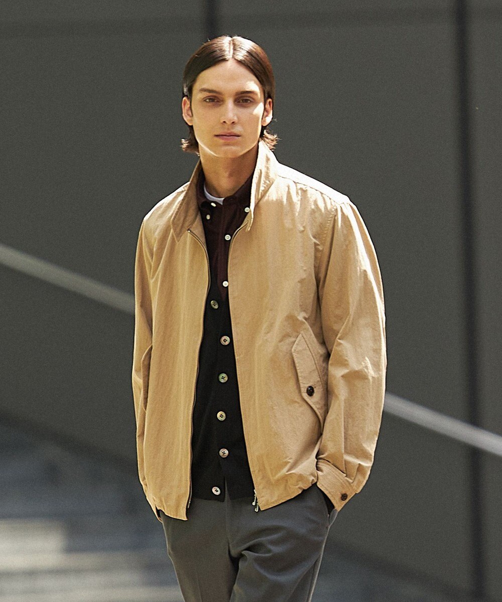 J.PRESS MEN コットンナイロンタイプライター ゴルフジャケット 