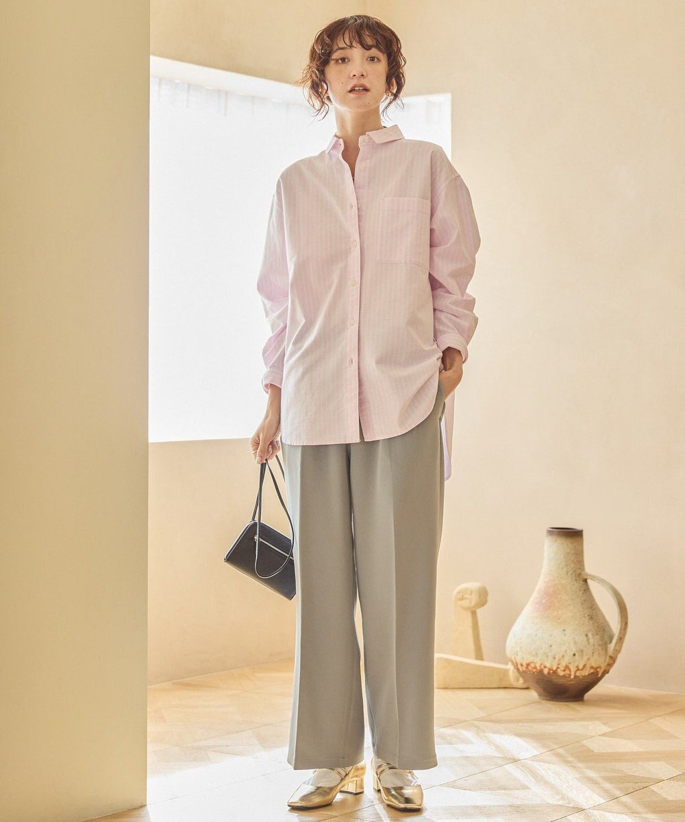 AMERICAN HOLIC ＵＶカットリサイクルコットンオックスシャツ 