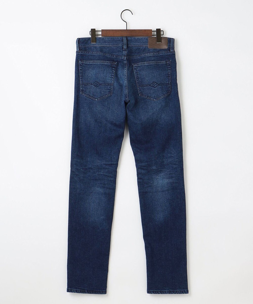 JOSEPH ABBOUD 【暖か起毛裏地付/ストレッチ】 レイヤード デニム パンツ 