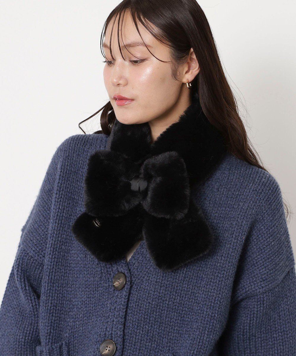 MOONBAT 【新色追加】PAUL & JOE ACCESSOIRES フェイクファーリボンマフラー 