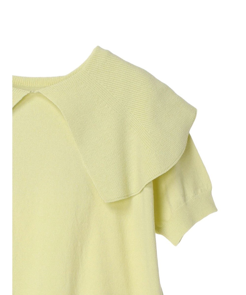 CRAFT STANDARD BOUTIQUE ＢＩＧカラー半袖ニットプルオーバー 