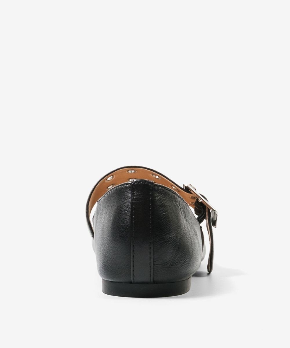 STEVE MADDEN ATLANTICA メタルバックルフラットシューズ 