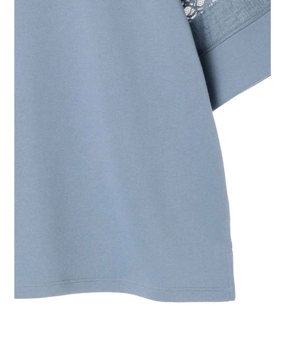 earth music&ecology フレア袖レースプルオーバー 