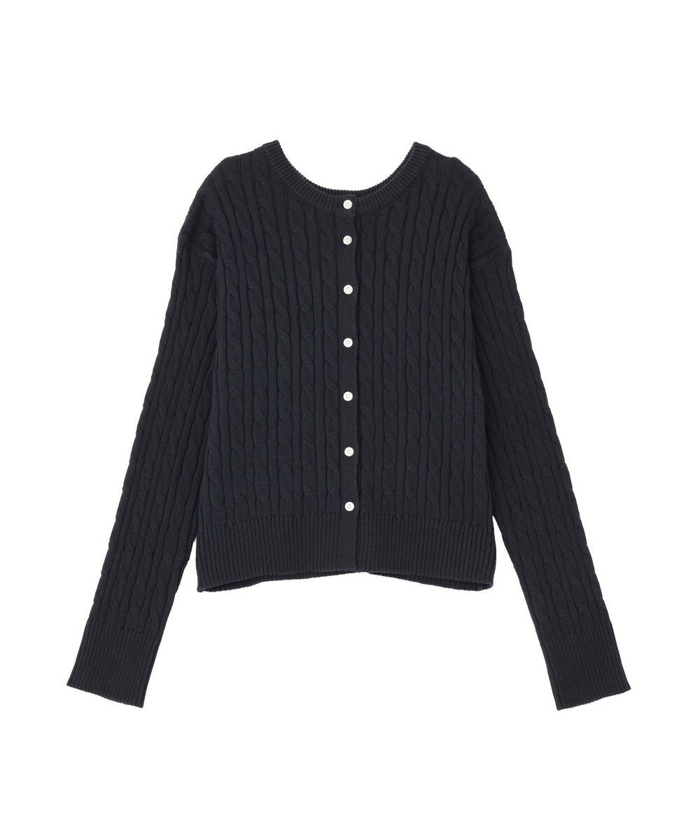 AMERICAN HOLIC ケーブルニットカーディガン 