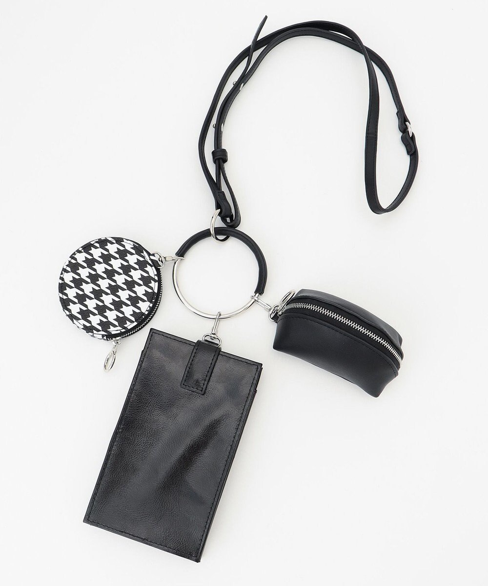 ICB 【人気のためさらに新色追加・全5色展開】 3ピースチャームバッグ 