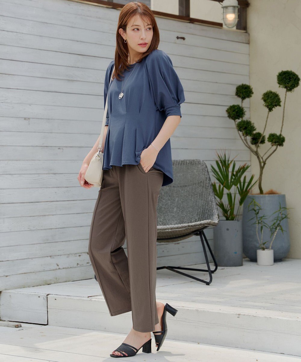 Tiaclasse L 【接触冷感・UVカット・吸水速乾・洗える】 ラグランスリーブトップス 