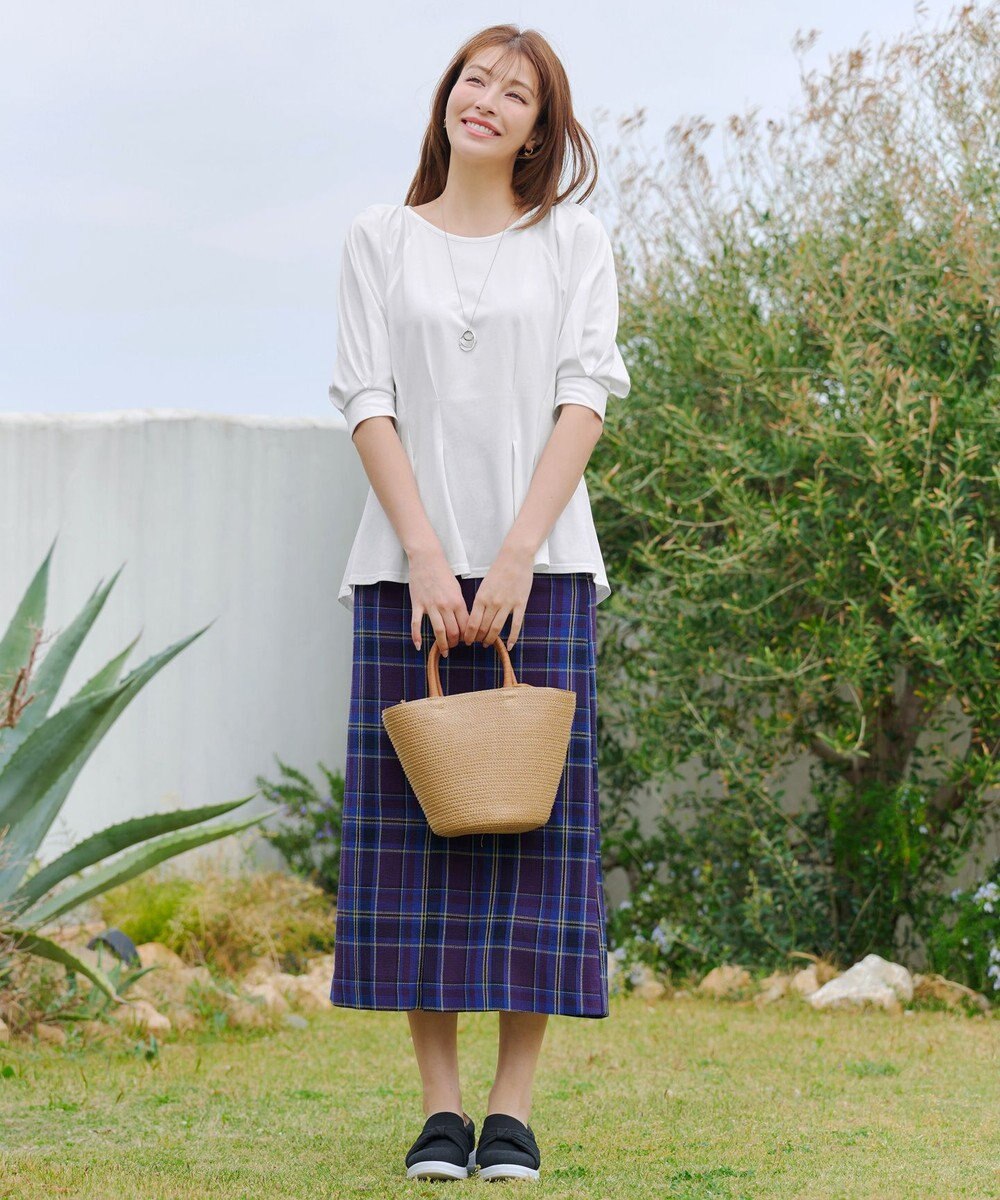 Tiaclasse L 【接触冷感・UVカット・吸水速乾・洗える】 ラグランスリーブトップス 