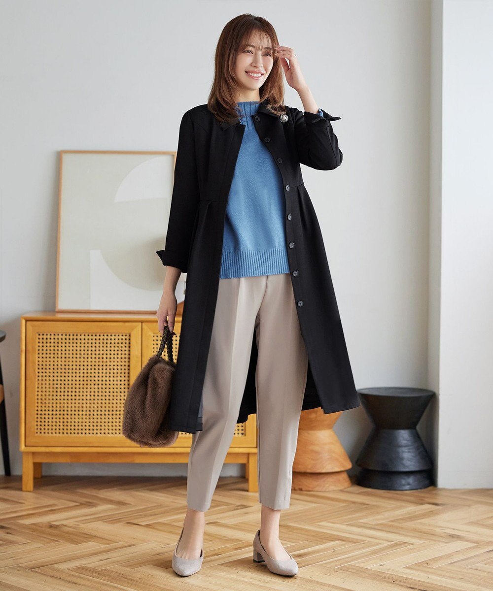 Tiaclasse L 【新色追加】ステンカラードレスコート 