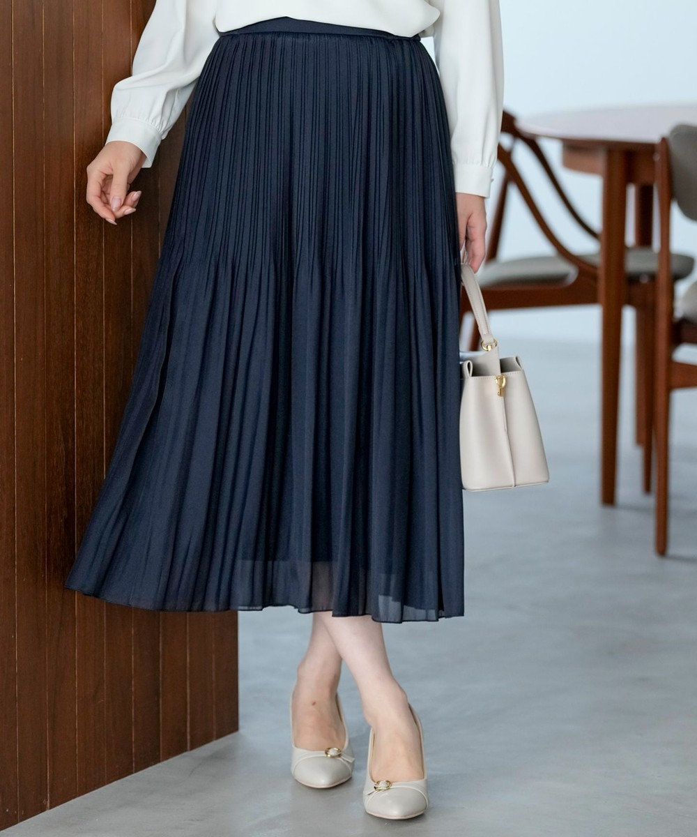 ANY SIS シャイニープリーツ スカート 