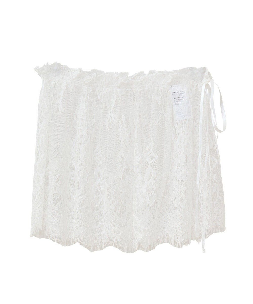 Green Parks レースレイヤード付け裾 