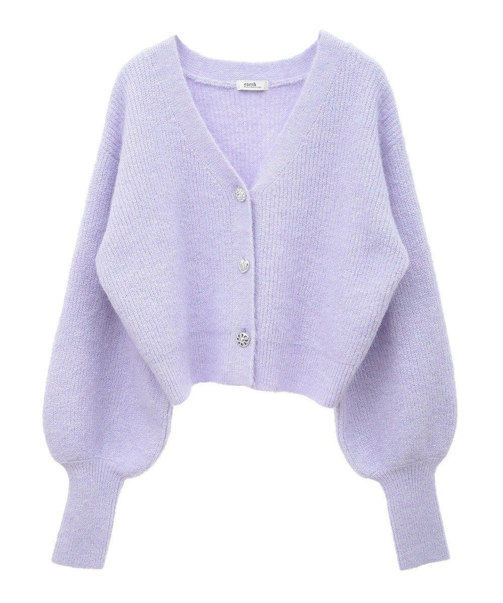 earth music&ecology アソートキラキラボタンカーディガン 