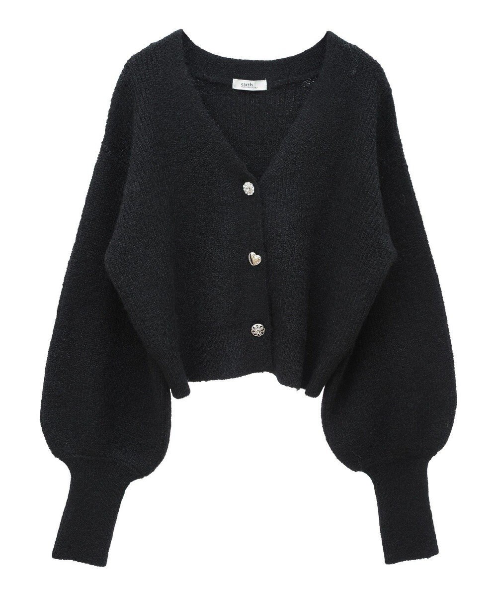 earth music&ecology アソートキラキラボタンカーディガン 
