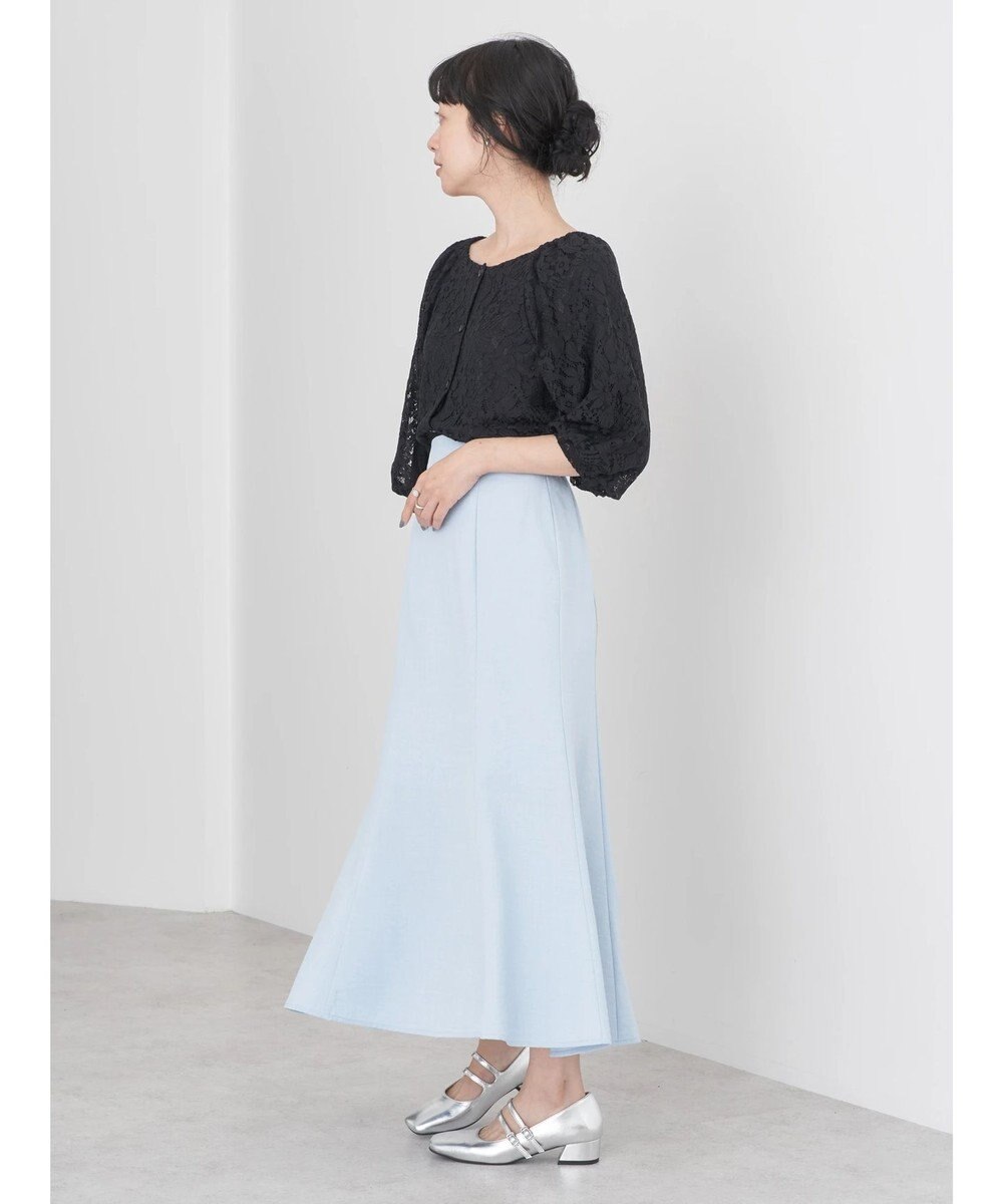 earth music&ecology フラワーレースブラウス 