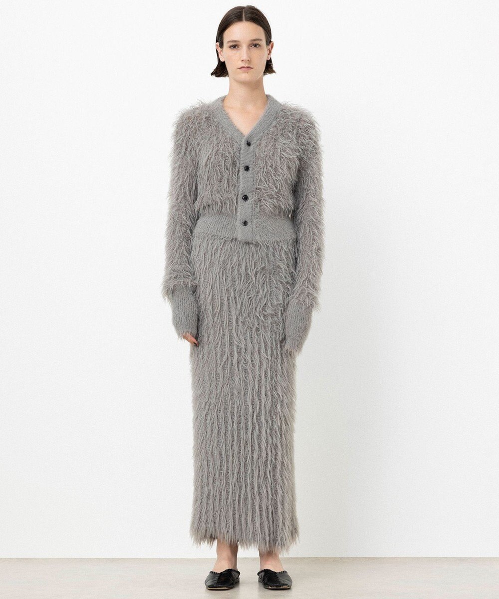 NAVE 【ReNAVE・洗える】メルティーシャギーニット スカート 