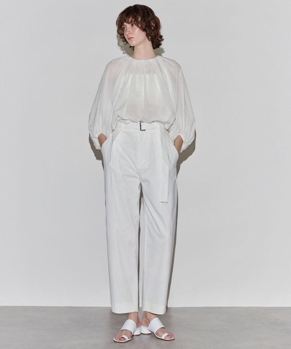 NAVE 【Nave　洗える】ボリュームボイル ブラウス 