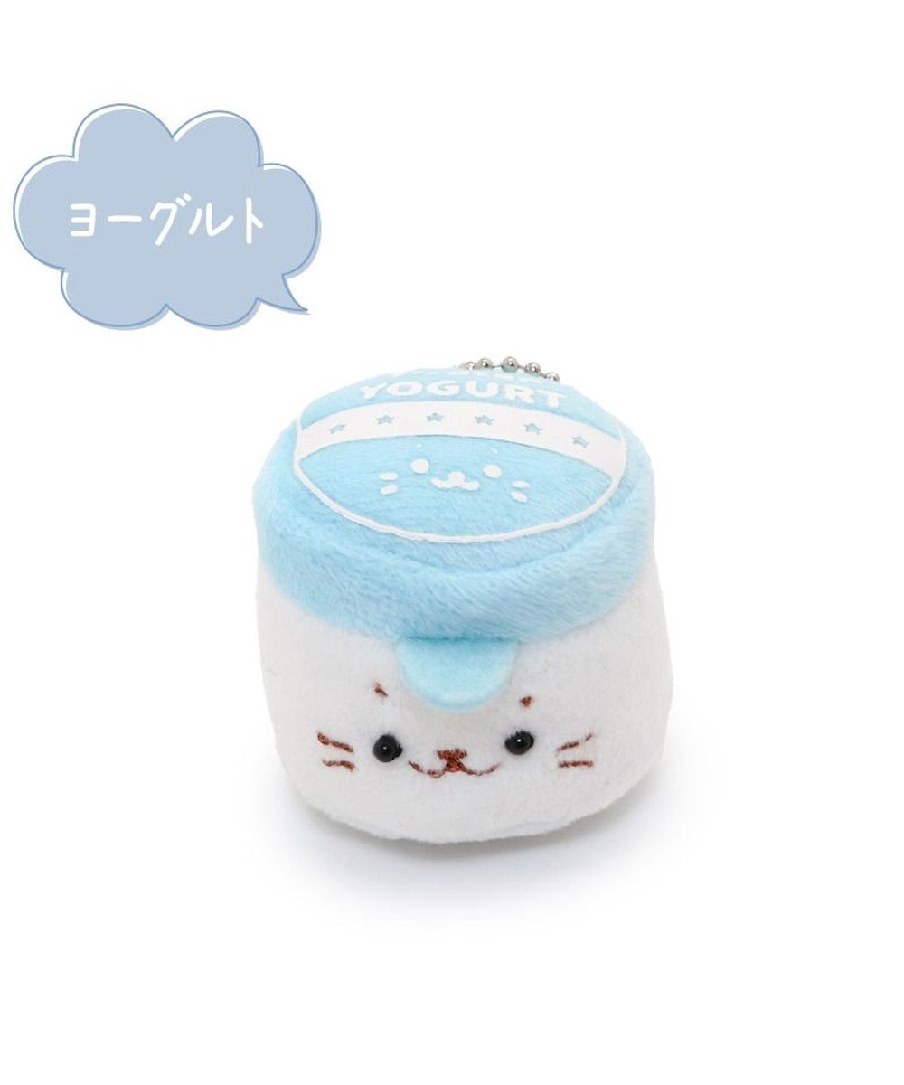 Mother garden しろたん 白いもの マスコットキーホルダー 《ヨーグルト》 単品 
