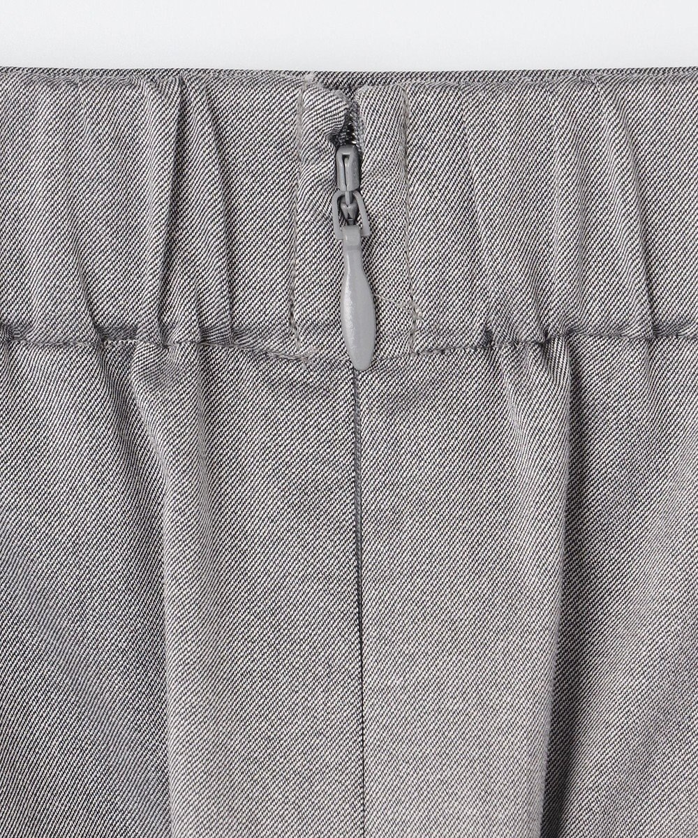 23区 S 【洗える/セットアップ対応】グロッシーコットンシャンブレー タイトスカート 