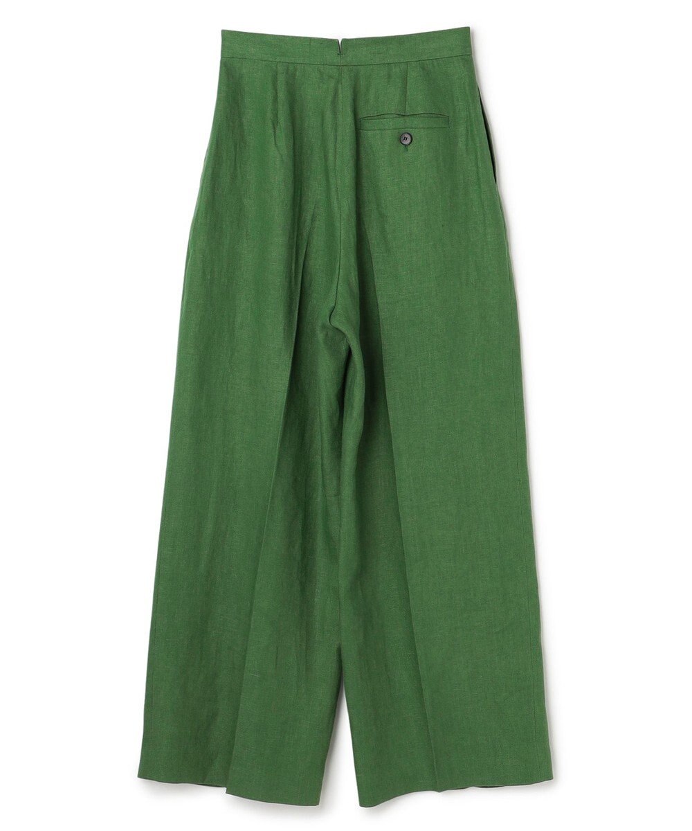 uncrave リネンオックスフォード ワイドパンツ 