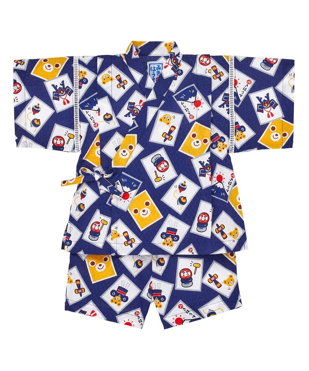 MIKI HOUSE HOT BISCUITS 【ミキハウス】【80-150cm】甚平スーツ 