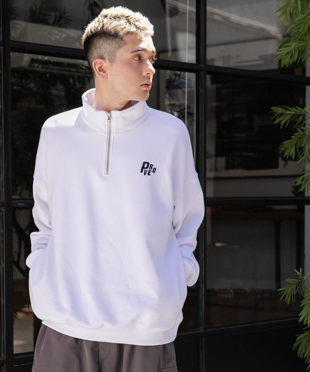 WEGO ヘビーウエイトハーフZIPワンポイントPO 