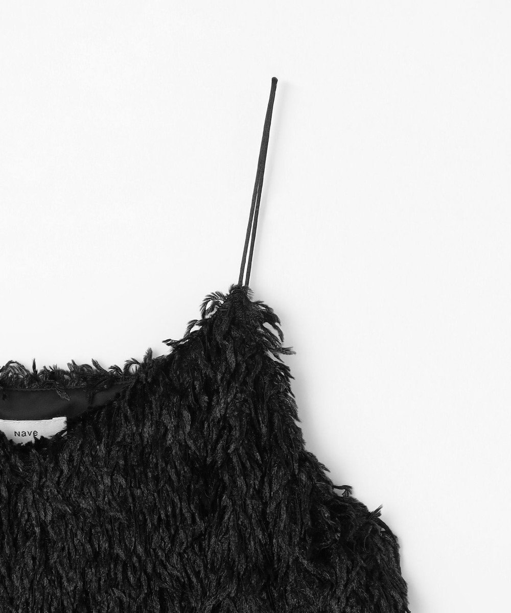 NAVE 【Nave・洗える】フェザーフリンジ キャミソールブラウス 