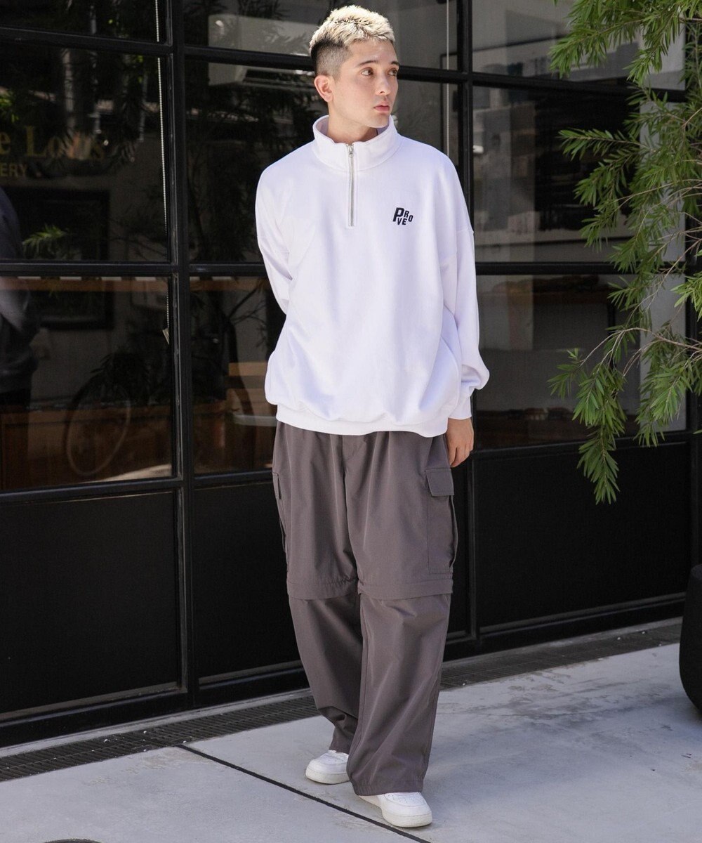 WEGO ヘビーウエイトハーフZIPワンポイントPO 