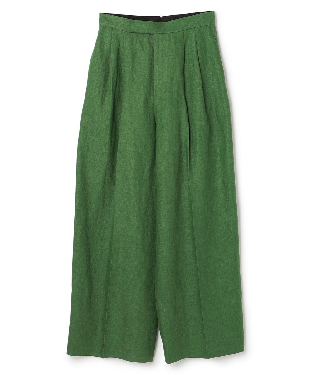 uncrave リネンオックスフォード ワイドパンツ 