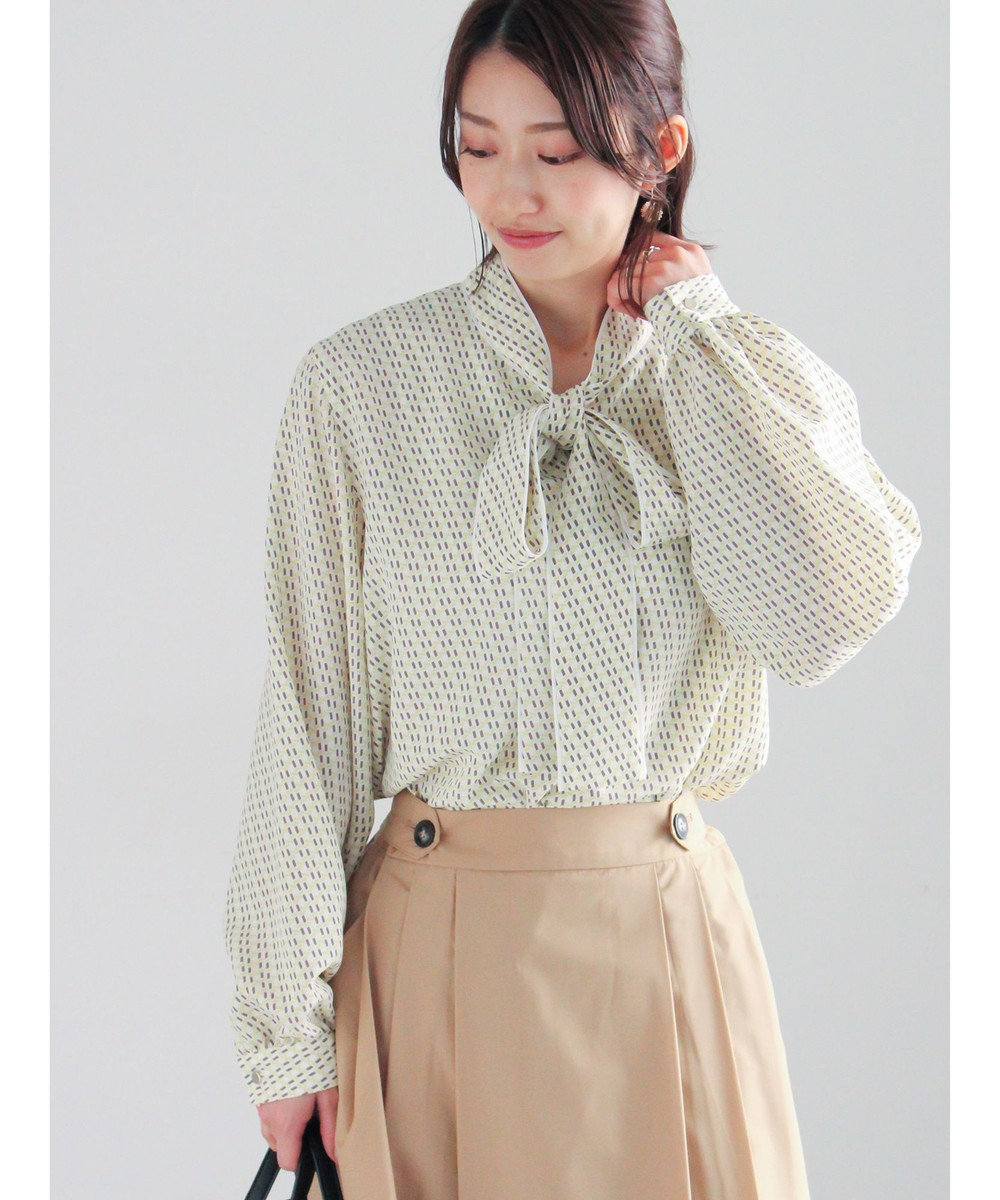 Te chichi パターンアソートボウタイブラウス《2026 spring catalog item》 