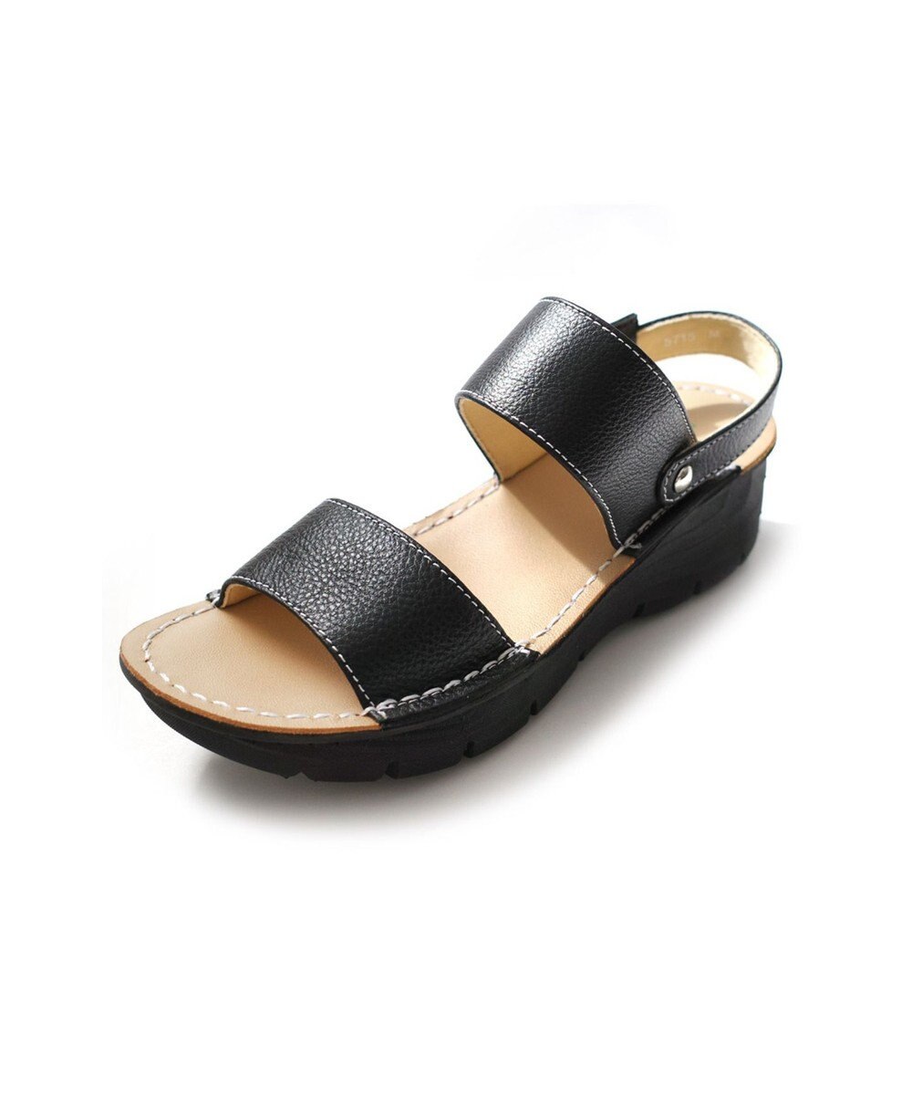 Pointer 本革 超軽量2WAY ツーバンドサンダル 