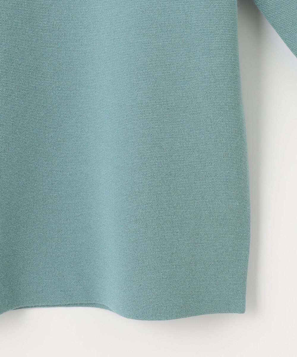 自由区 L 【アンサンブル対応・洗える】レーヨンストレッチ7分袖 ニット 