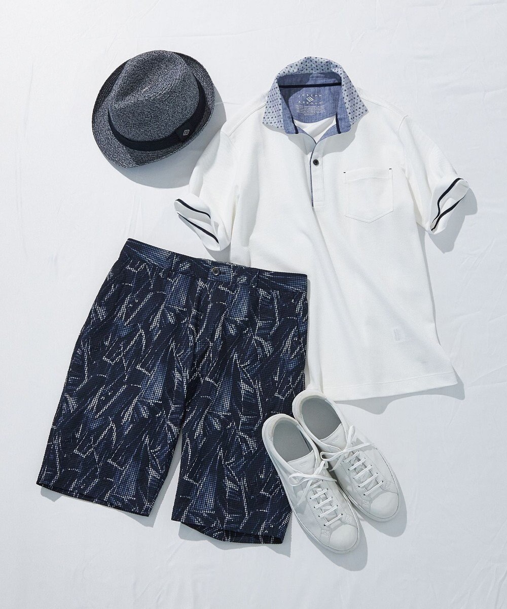 JOSEPH ABBOUD 【カラー豊富】人気！オーガニックコットン使用 ダディポロシャツ 