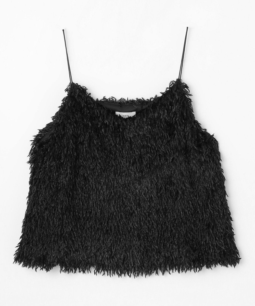 NAVE 【Nave・洗える】フェザーフリンジ キャミソールブラウス 