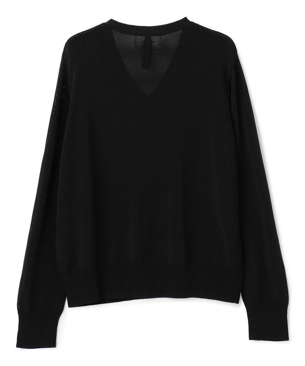 BEIGE， ARSENOPY / コットンドライタッチ Vネックニット 