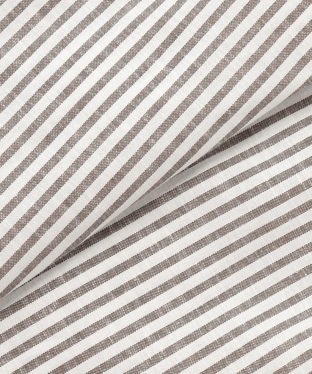 J.PRESS LADIES S リネンMIX ストライプ シャツ ブラウス 