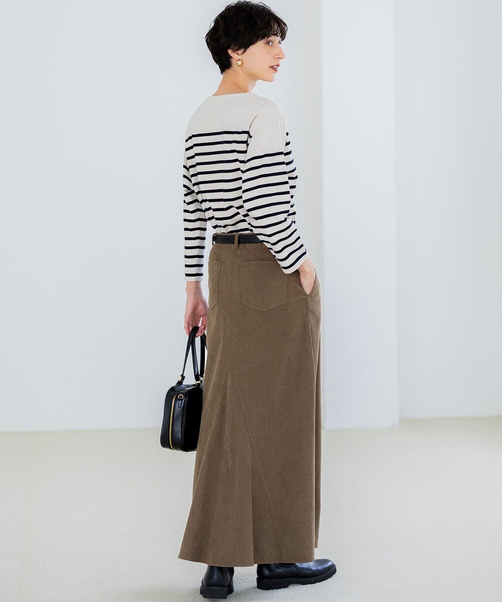 23区 S 【SLOW/一部店舗限定】ソフトコーデュロイ マーメイド スカート 