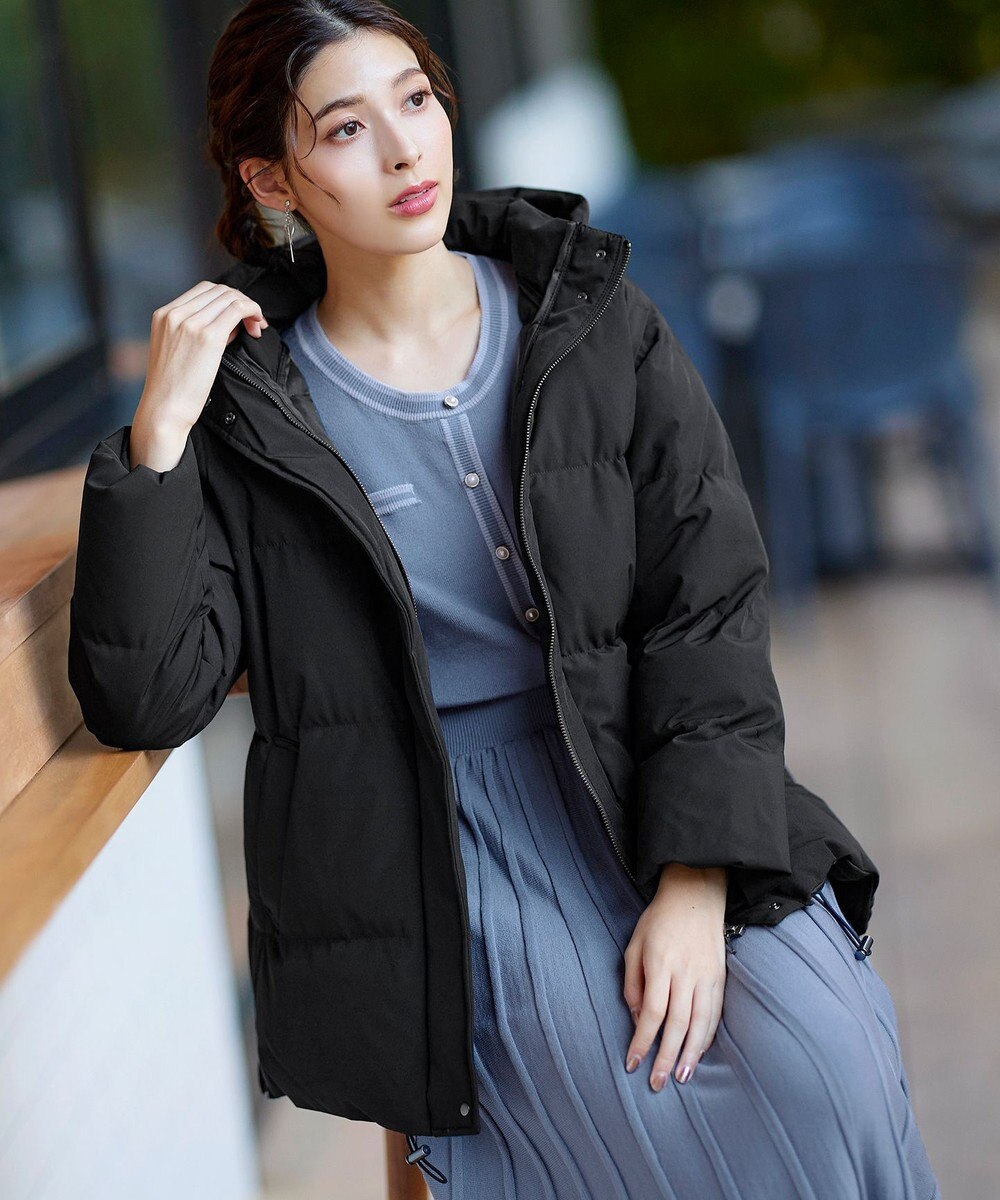 Tiaclasse 【洗える】セットアップ見え配色ニットワンピース 