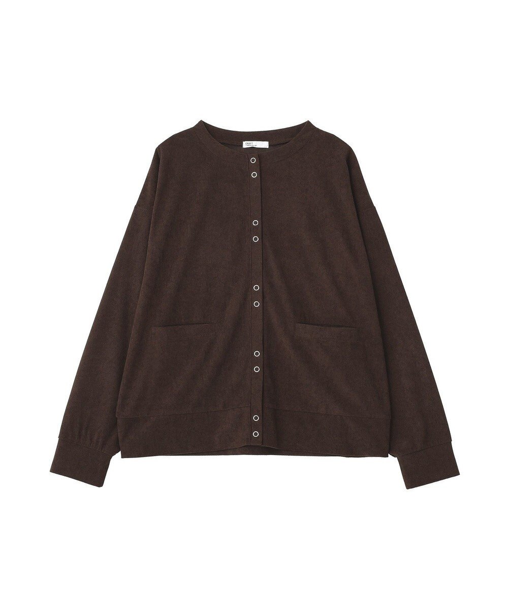 CRAFT STANDARD BOUTIQUE リングドットボタンカーディガン 