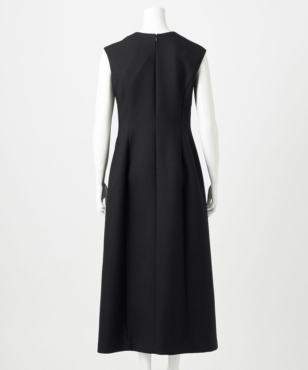 23区 S 【エステータ】ウールダブルジョーゼット ドレス 