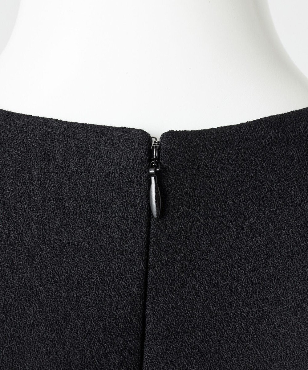 23区 S 【エステータ】ウールダブルジョーゼット ドレス 