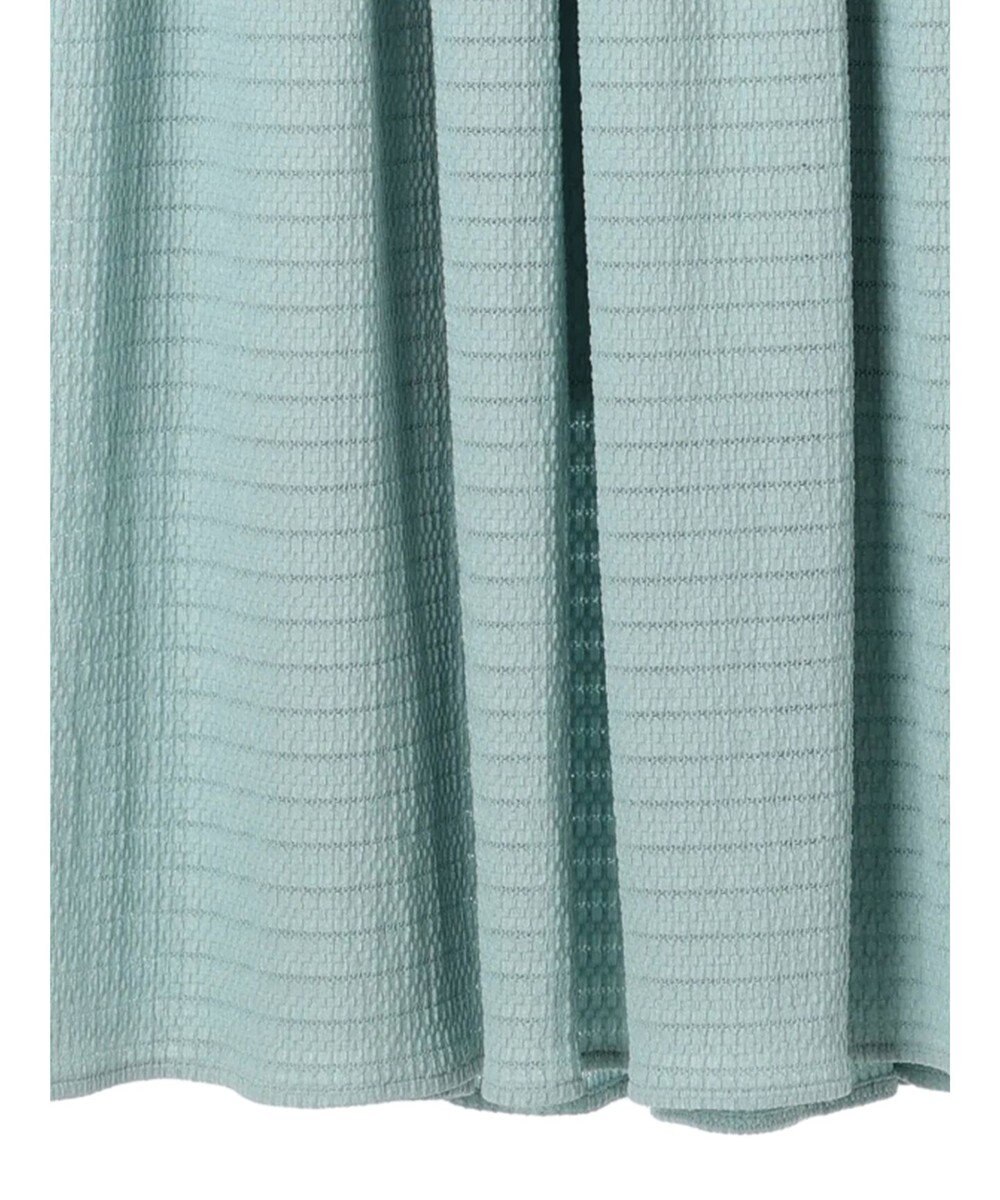 earth music&ecology 表面感肩リボンキャミワンピース 