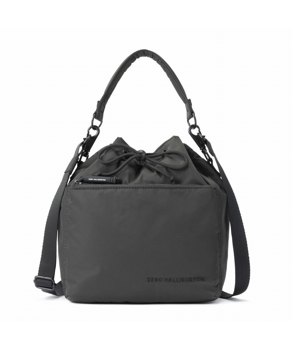 ZERO HALLIBURTON 【雑誌掲載】 DICROS SOLOシリーズ 巾着ショルダーバッグ ZHG-B DS 85006 