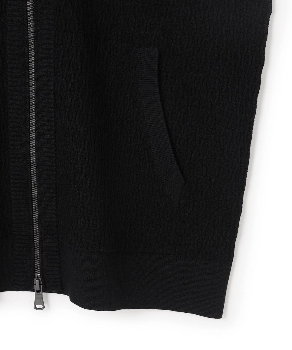 JOSEPH HOMME 【新柄】  ヴィスコースリンクス　ジップアップニットフーディー 