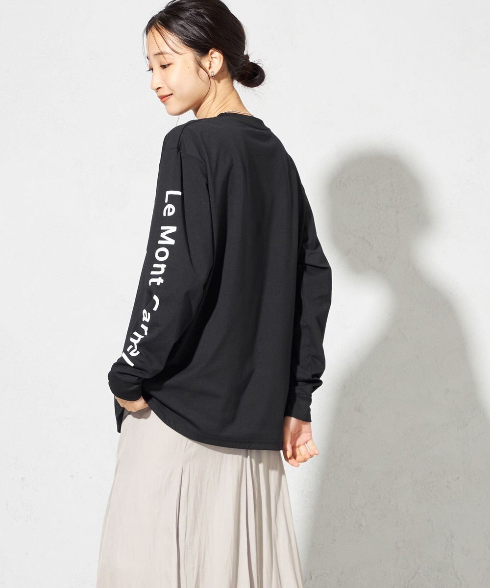 SHARE PARK LADIES 【UNISEX】吸水速乾 ショルダーロゴロングスリーブTシャツ（S・Mサイズ） 