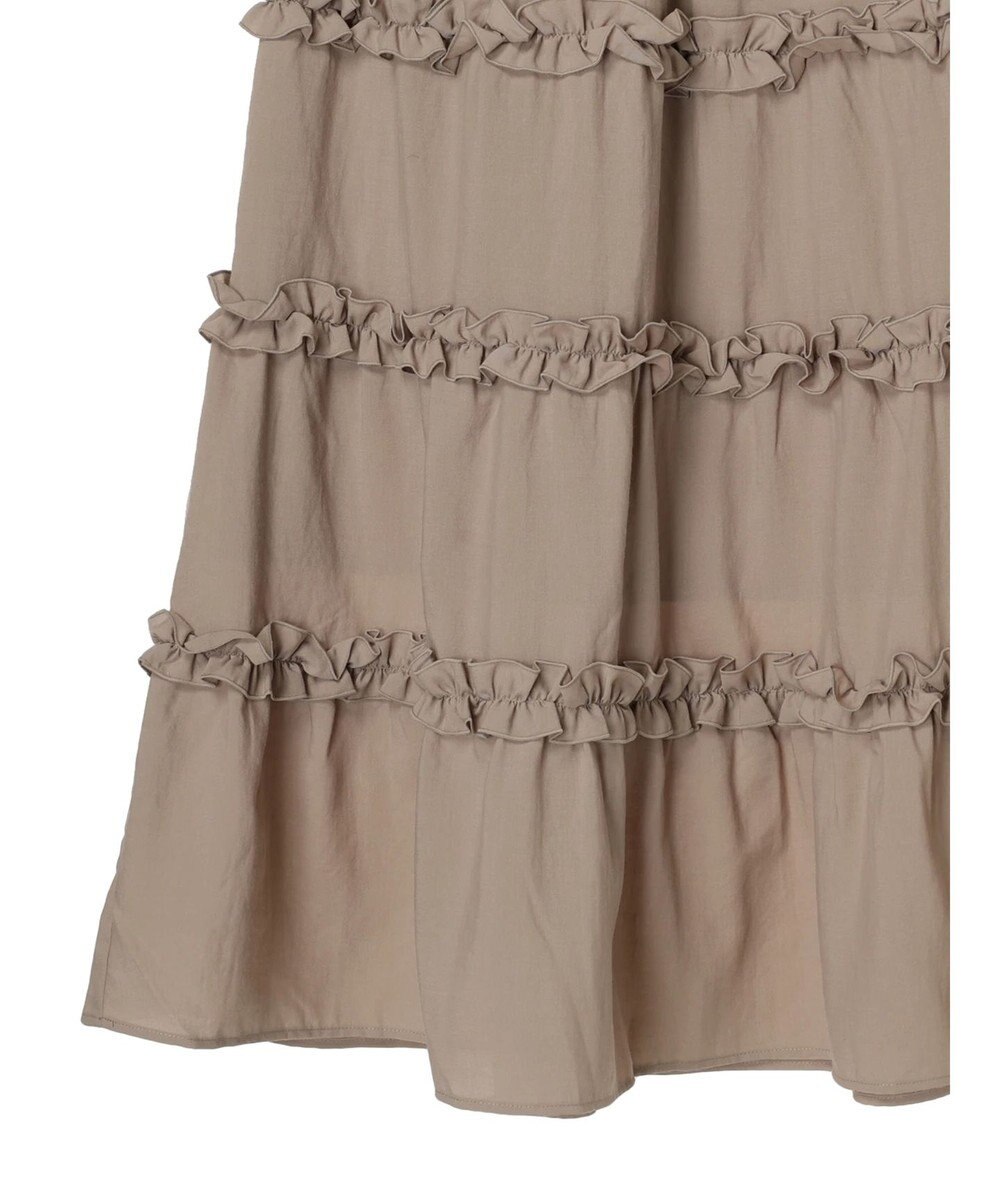 earth music&ecology ミニフリルボリュームスカート 