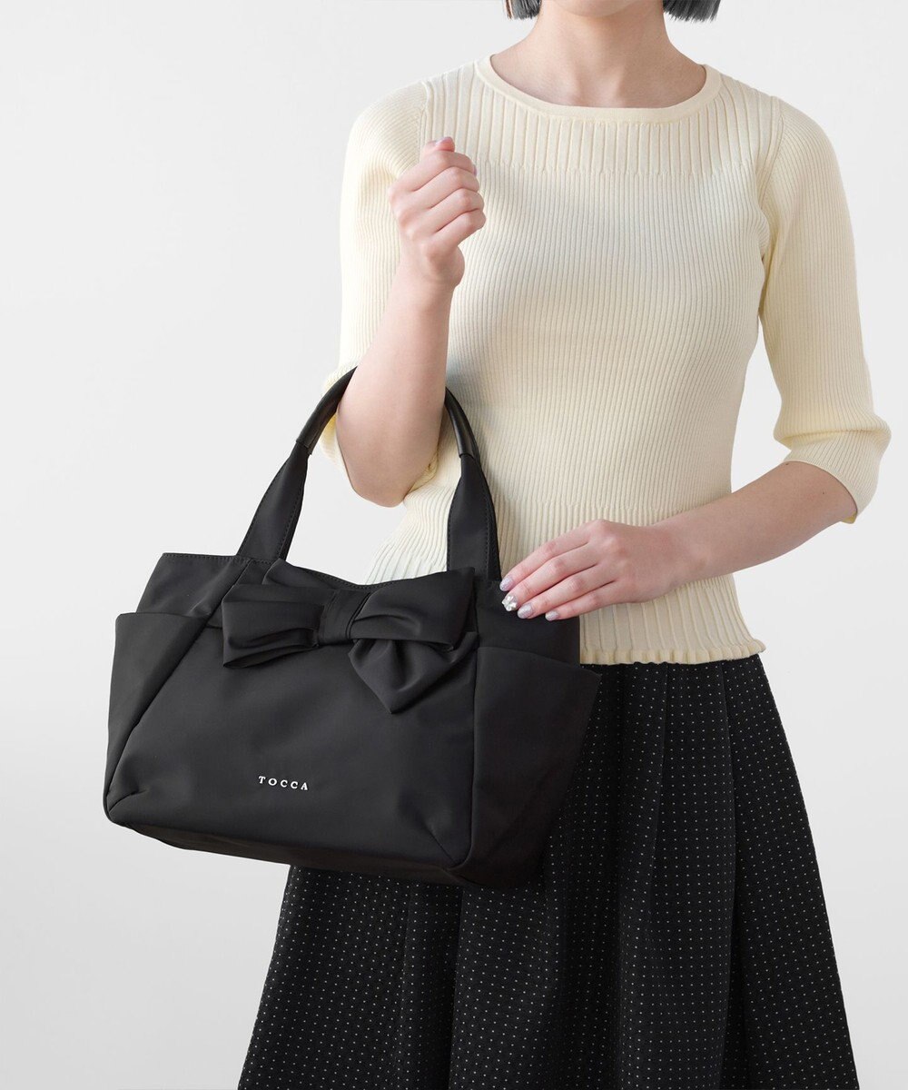 TOCCA 【大人百花掲載】KNOT IN HEART NYLONTOTE M トートバッグ M 