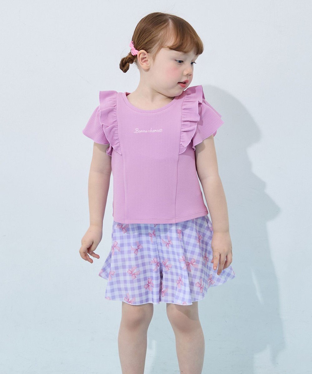 ANY KIDS 【UVカット】2WAYショルダーセパレート水着 