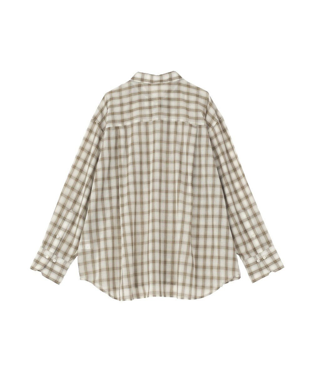 AMERICAN HOLIC シアーチェックシャツ 